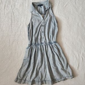 American Eagle Outfitters Light Blue Denim Dress
